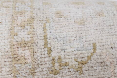 Chobi Beige Runner Hand Knotted 25 X 98  Area Rug 250-23004 Image 11