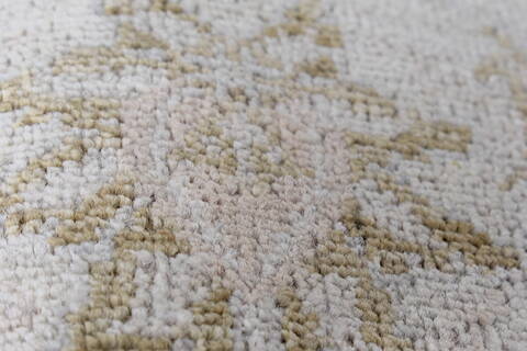 Chobi Beige Runner Hand Knotted 25 X 98  Area Rug 250-23004 Image 9