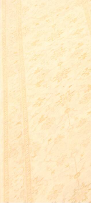 Chobi Beige Runner Hand Knotted 26 X 98  Area Rug 250-23007 Image 0