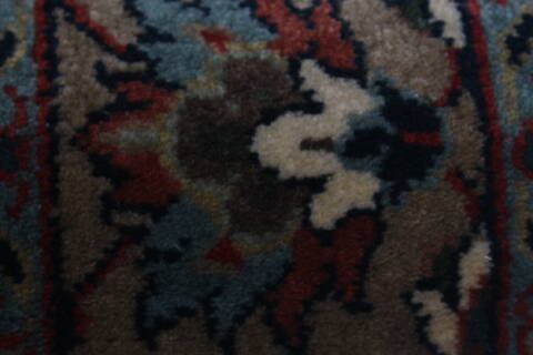 Isfahan Blue Runner Hand Knotted 27 X 910  Area Rug 250-23011 Image 7