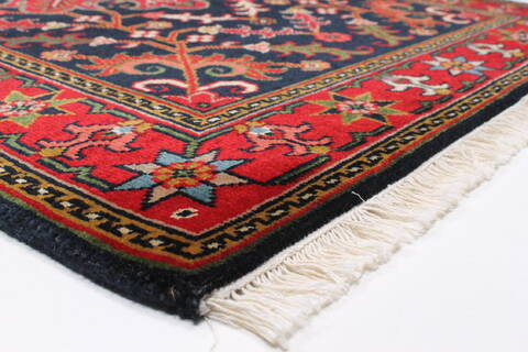 Heriz Black Runner Hand Knotted 28 X 910  Area Rug 250-23012 Image 6