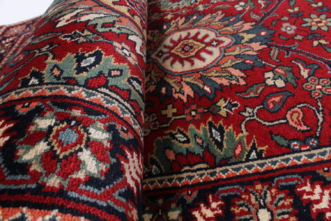 Kashmir Red Runner Hand Knotted 27 X 911  Area Rug 250-23014 Image 9