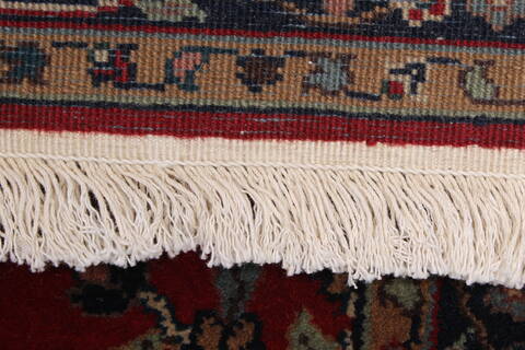 Tabriz Red Runner Hand Knotted 27 X 99  Area Rug 250-23023 Image 10