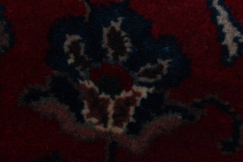 Tabriz Red Runner Hand Knotted 27 X 99  Area Rug 250-23023 Image 6