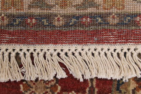 Semnan Red Runner Hand Knotted 24 X 100  Area Rug 250-23035 Image 10