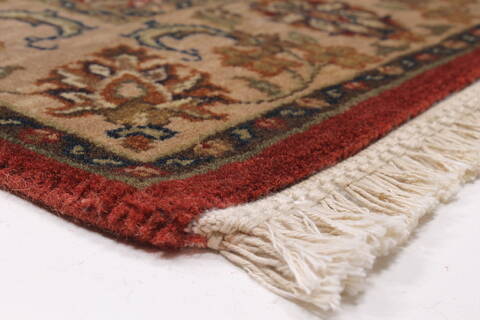 Semnan Red Runner Hand Knotted 24 X 100  Area Rug 250-23035 Image 4