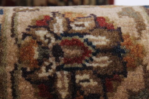 Semnan Red Runner Hand Knotted 24 X 100  Area Rug 250-23035 Image 7