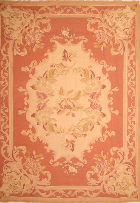 Aubusson Red Flat Woven 910 X 135  Area Rug 100-23037 Image 0