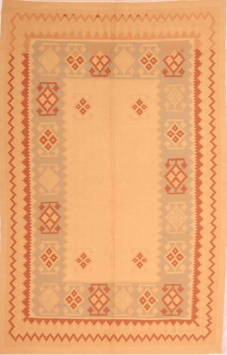 Kilim Brown Flat Woven 56 X 89  Area Rug 100-23041 Image 0