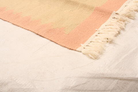 Kilim Brown Flat Woven 91 X 121  Area Rug 100-23046 Image 1