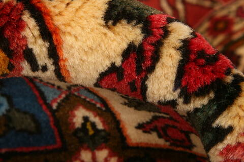 Bakhtiar Red Hand Knotted 68 X 103  Area Rug 100-23061 Image 1