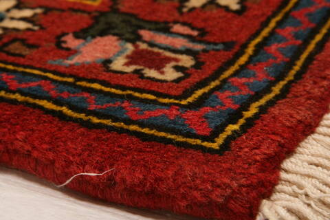 Bakhtiar Red Hand Knotted 68 X 103  Area Rug 100-23061 Image 8