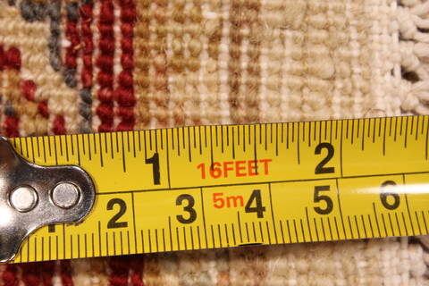 Ziegler Beige Runner Hand Knotted 27 X 103  Area Rug 250-23064 Image 13