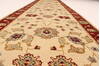 Ziegler Beige Runner Hand Knotted 27 X 103  Area Rug 250-23064 Thumb 2