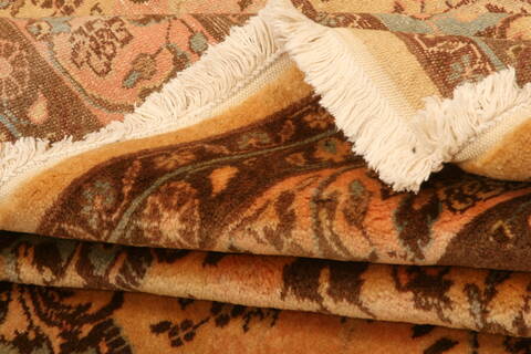 Mehravan Brown Hand Knotted 68 X 96  Area Rug 100-23073 Image 3