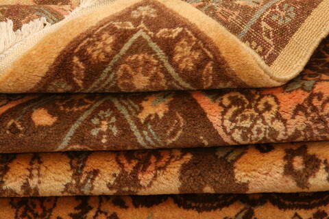 Mehravan Brown Hand Knotted 68 X 96  Area Rug 100-23073 Image 4