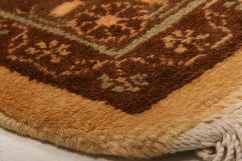 Mehravan Brown Hand Knotted 68 X 96  Area Rug 100-23073 Image 7