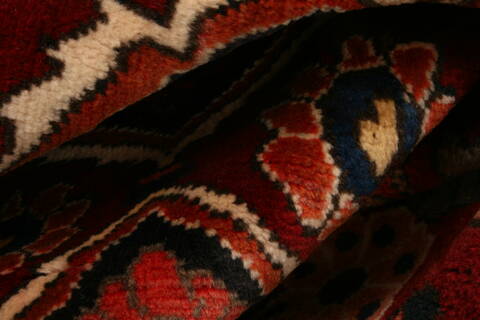 Mazlaghan Red Hand Knotted 73 X 108  Area Rug 100-23076 Image 2