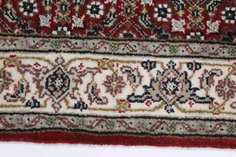 Herati Red Runner Hand Knotted 25 X 101  Area Rug 250-23087 Image 2