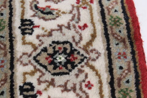 Herati Red Runner Hand Knotted 25 X 101  Area Rug 250-23087 Image 8