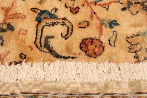 Mashad Beige Hand Knotted 66 X 103  Area Rug 100-23090 Image 8