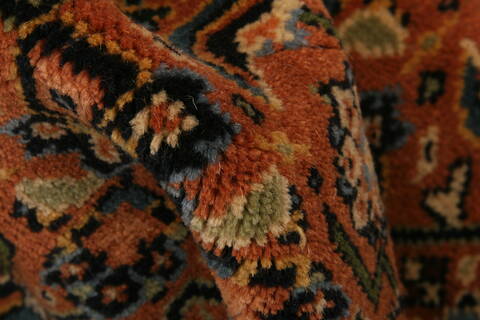 Tabriz Brown Hand Knotted 67 X 811  Area Rug 100-23094 Image 1
