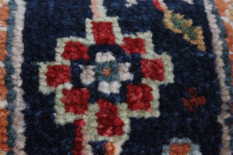 Karajeh Red Runner Hand Knotted 26 X 100  Area Rug 250-23119 Image 7