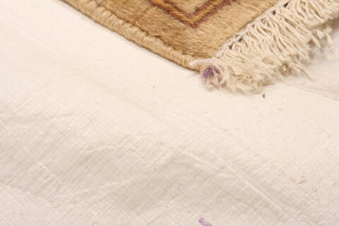 Kashan Yellow Hand Knotted 69 X 99  Area Rug 100-23137 Image 9