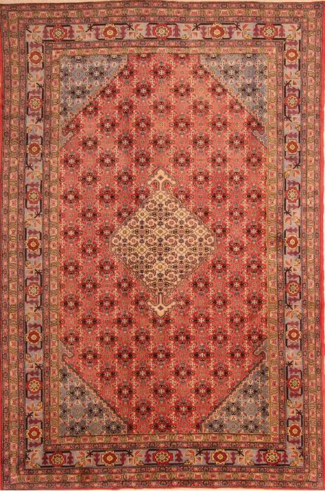 Ardebil Red Hand Knotted 63 X 96  Area Rug 100-23139 Image 0
