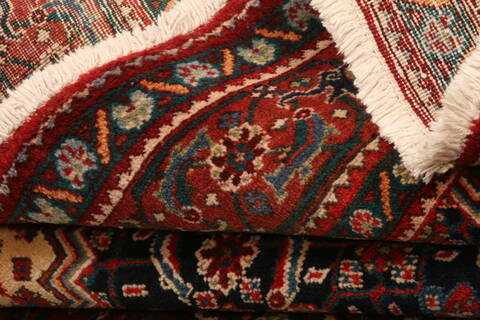Tabriz Red Hand Knotted 611 X 106  Area Rug 100-23141 Image 5