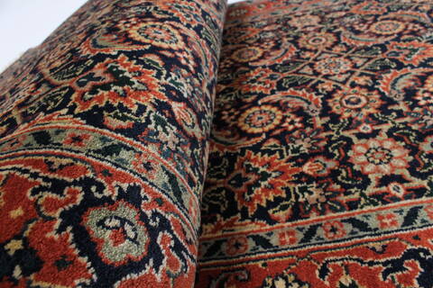 Herati Black Runner Hand Knotted 26 X 910  Area Rug 250-23148 Image 11