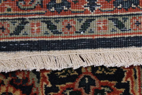 Herati Black Runner Hand Knotted 26 X 910  Area Rug 250-23148 Image 1
