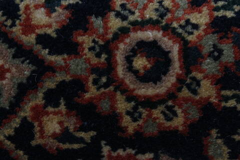 Herati Black Runner Hand Knotted 26 X 910  Area Rug 250-23148 Image 8