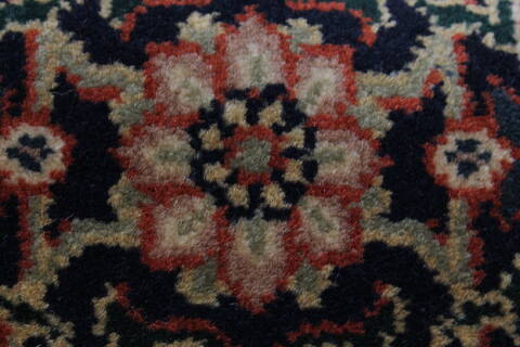Herati Black Runner Hand Knotted 26 X 910  Area Rug 250-23148 Image 9