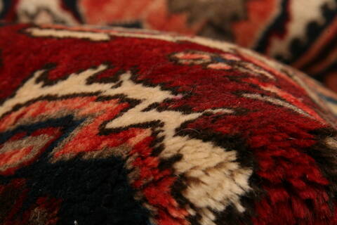 Bakhtiar Red Hand Knotted 610 X 103  Area Rug 100-23155 Image 1