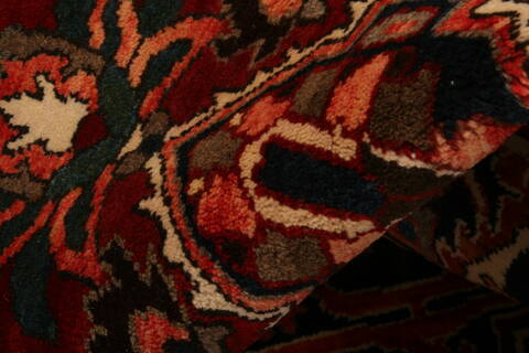 Bakhtiar Red Hand Knotted 610 X 103  Area Rug 100-23155 Image 2