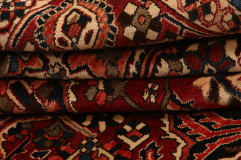 Bakhtiar Red Hand Knotted 610 X 103  Area Rug 100-23155 Image 5