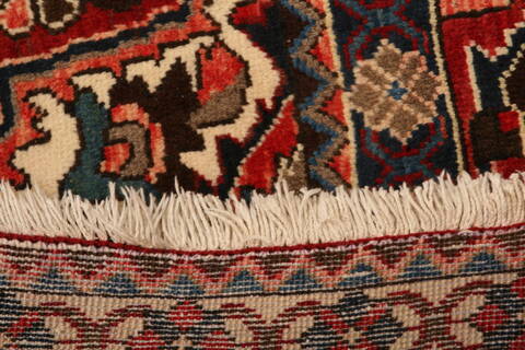 Bakhtiar Red Hand Knotted 610 X 103  Area Rug 100-23155 Image 7
