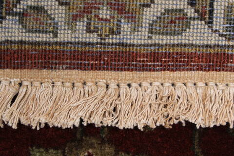 Semnan Brown Runner Hand Knotted 20 X 96  Area Rug 250-23175 Image 1
