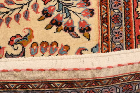 Sarouk Red Hand Knotted 67 X 101  Area Rug 100-23177 Image 9