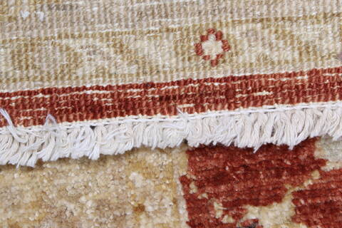 Chobi Brown Runner Hand Knotted 211 X 88  Area Rug 250-23186 Image 10