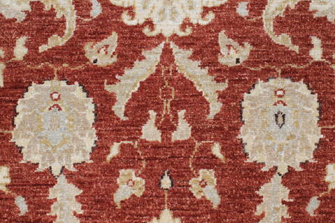 Chobi Brown Runner Hand Knotted 211 X 88  Area Rug 250-23186 Image 2