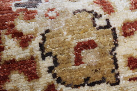 Chobi Brown Runner Hand Knotted 211 X 88  Area Rug 250-23186 Image 5