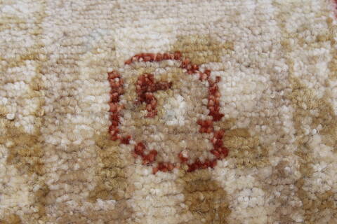 Chobi Brown Runner Hand Knotted 211 X 88  Area Rug 250-23186 Image 7