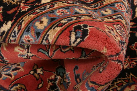Yazd Red Hand Knotted 65 X 108  Area Rug 100-23207 Image 3