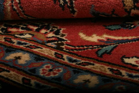 Yazd Red Hand Knotted 65 X 108  Area Rug 100-23207 Image 7