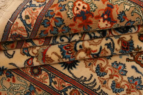 Kashmar Beige Hand Knotted 68 X 107  Area Rug 100-23212 Image 3