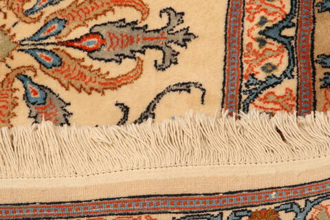 Kashmar Beige Hand Knotted 68 X 107  Area Rug 100-23212 Image 8