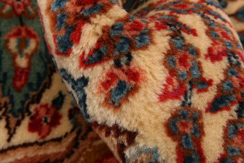 Kerman Orange Hand Knotted 66 X 910  Area Rug 100-23216 Image 1