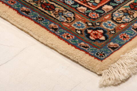 Mood Cream Square Hand Knotted 69 X 85  Area Rug 100-23224 Image 10